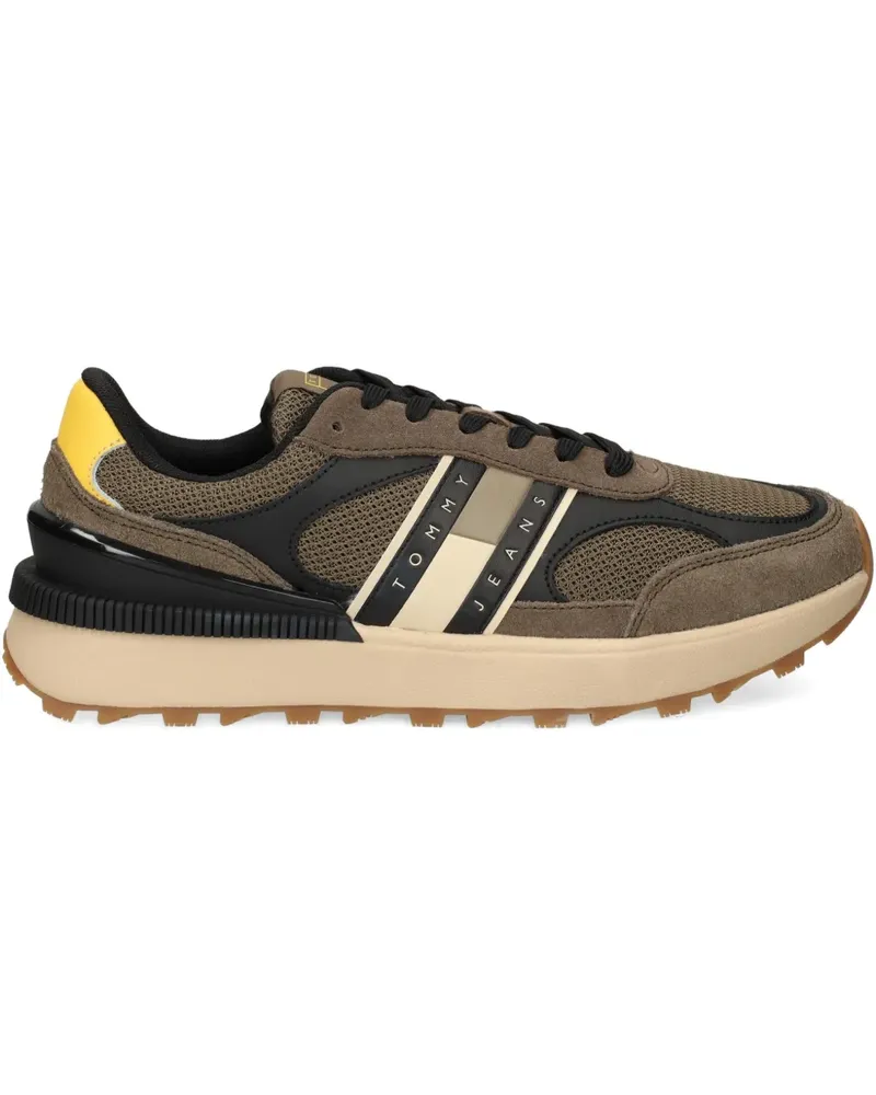 Tommy Hilfiger Sneakers mit Wildledereinsätzen - Grün Grün