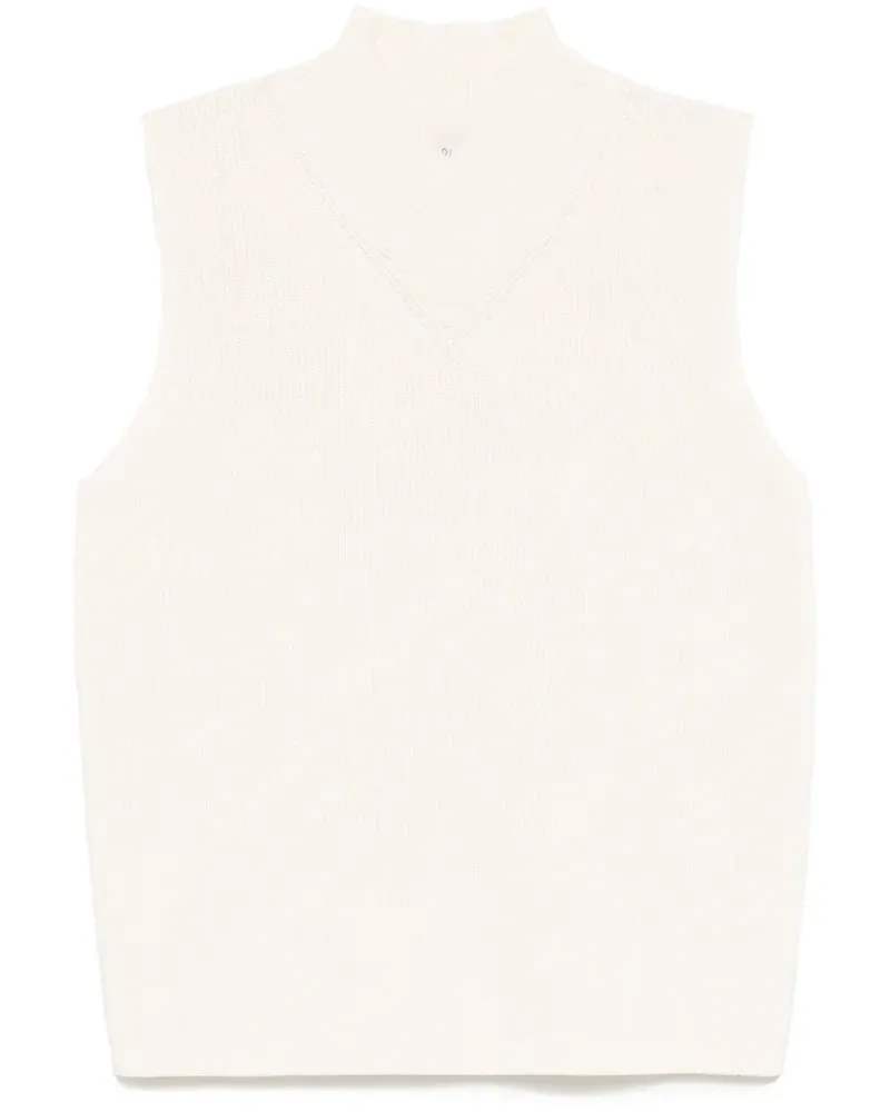 Studio Nicholson Geripptes Tanktop - Nude Nude