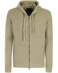 Roberto Collina Frottee-Hoodie Grün