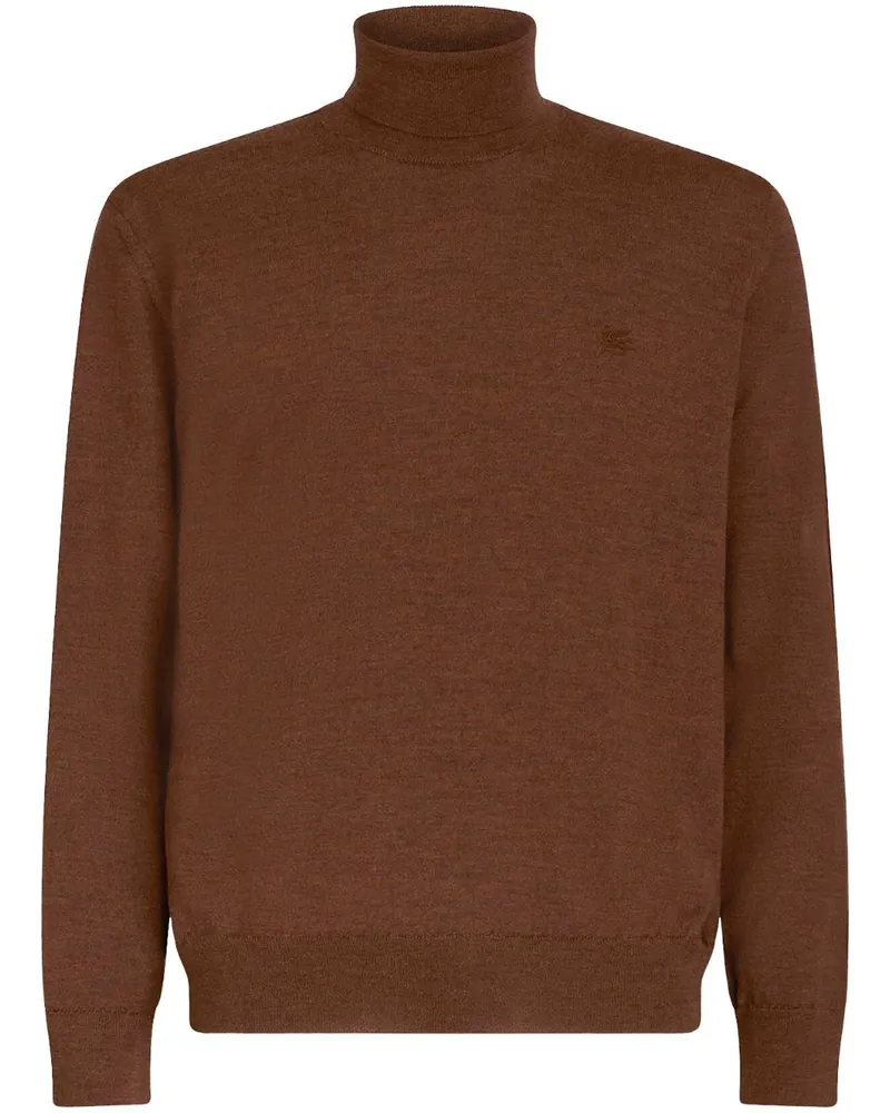 Etro Pullover mit Rollkragen - Braun Braun