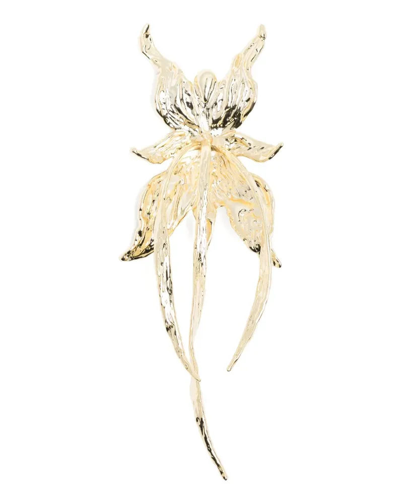 Patrizia Pepe flower brooch - Gold Gold