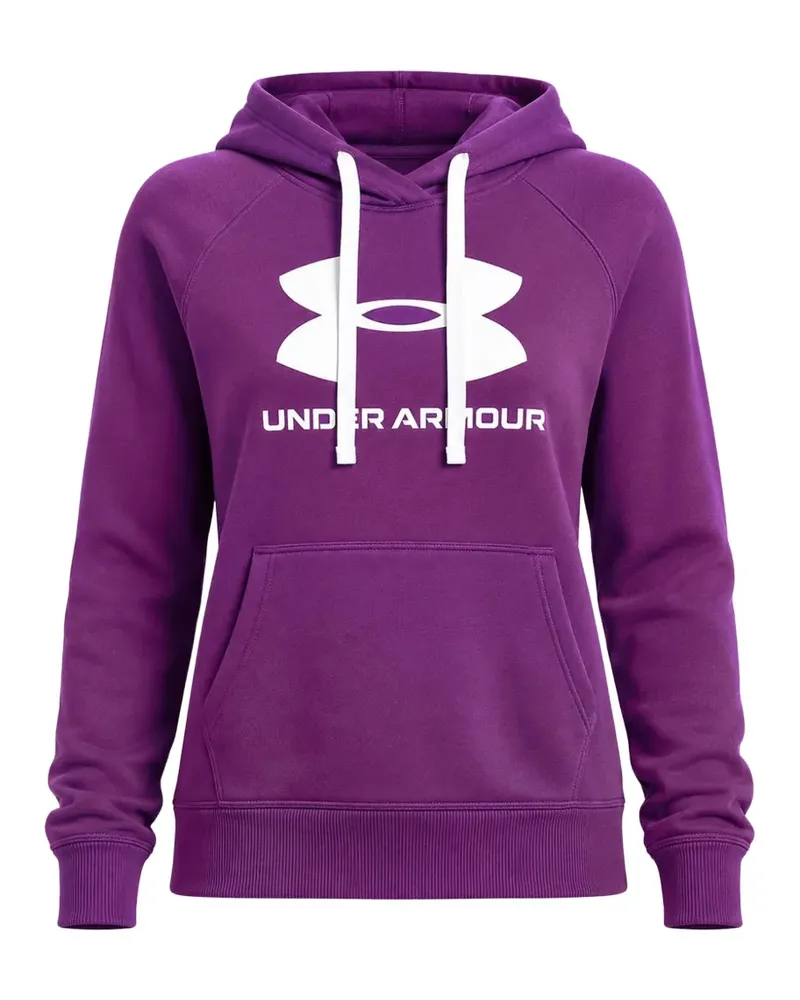 Under Armour Rival Hoodie mit Logo-Print - Violett Violett