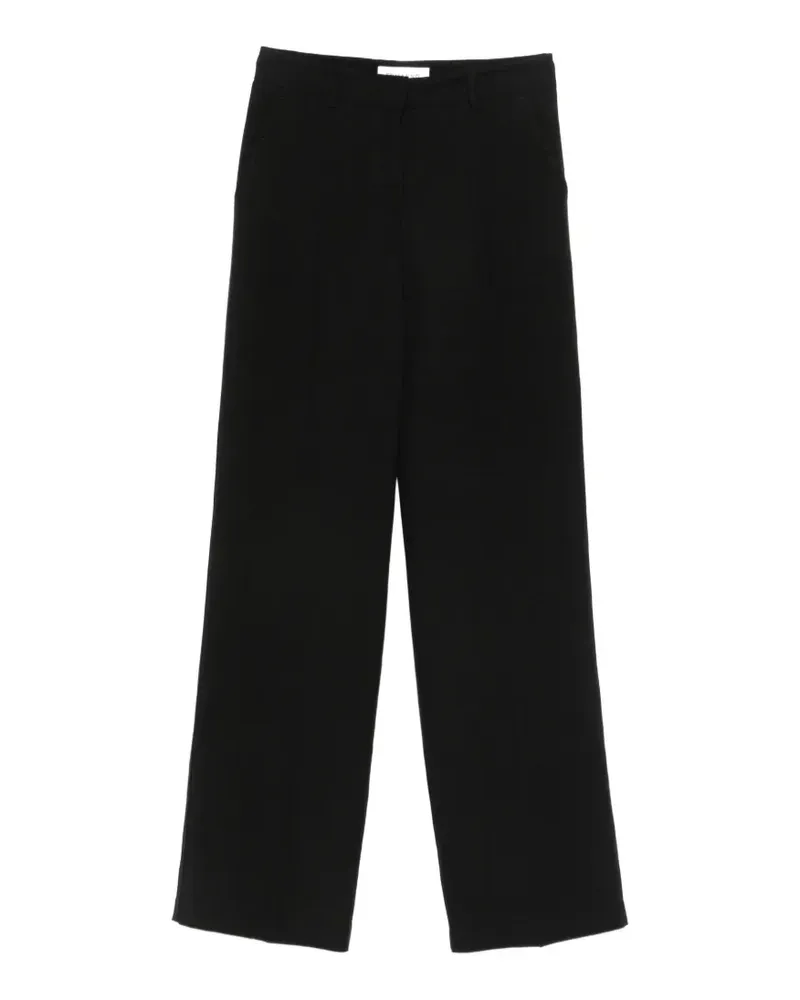 Ermanno Scervino Hose in Knitteroptik - Schwarz Schwarz