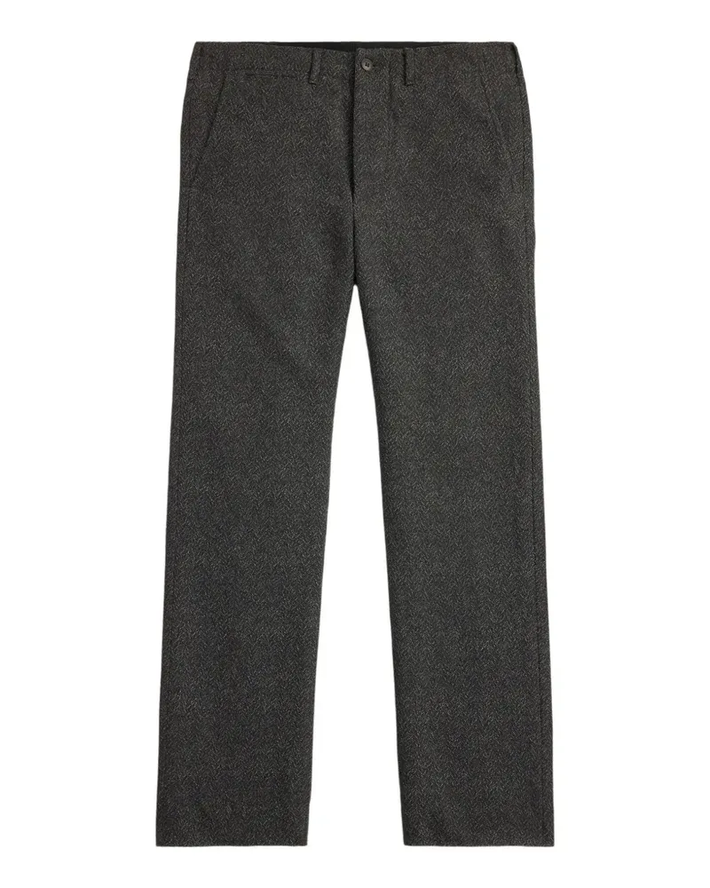 Ralph Lauren Hose mit Fischgrätenmuster - Grau Grau