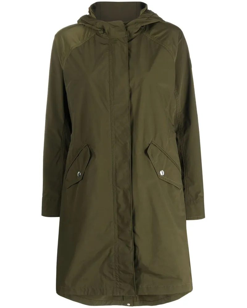 Woolrich Midimantel mit Kapuze - Grün Grün