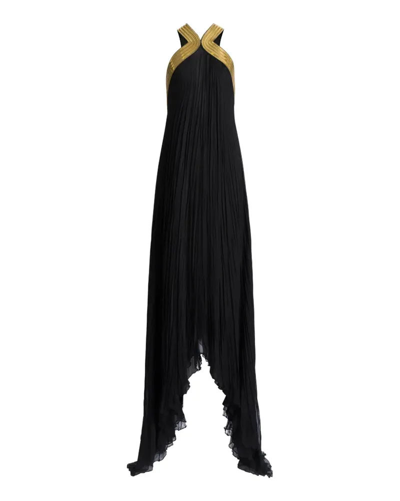 Alberta Ferretti Rückenfreies Maxikleid - Schwarz Schwarz