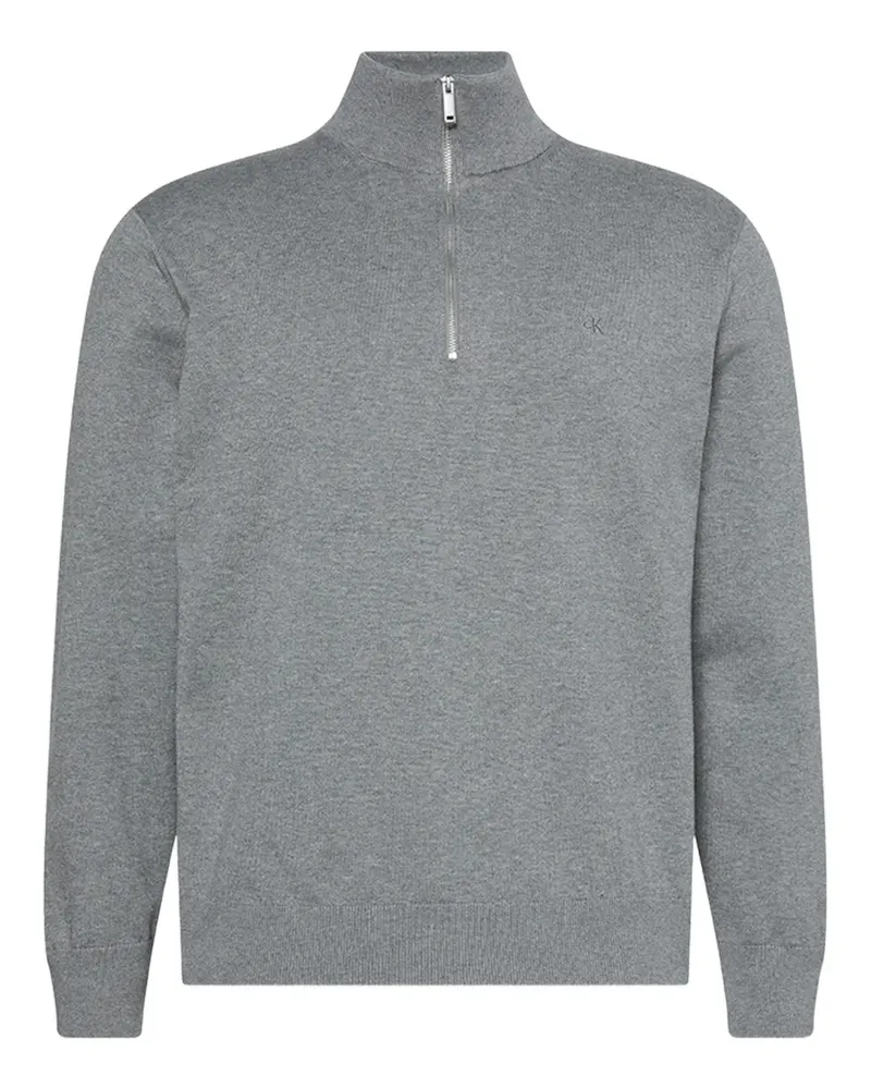 Calvin Klein zip-fastening sweater - Grau Grau