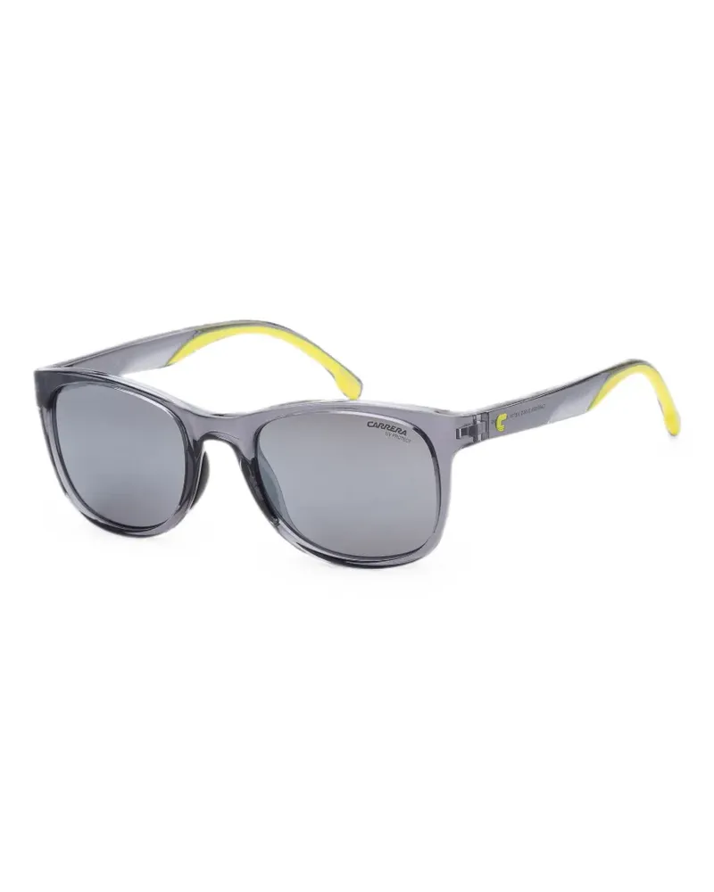 Carrera Sonnenbrille mit eckigem Gestell - Grau Grau