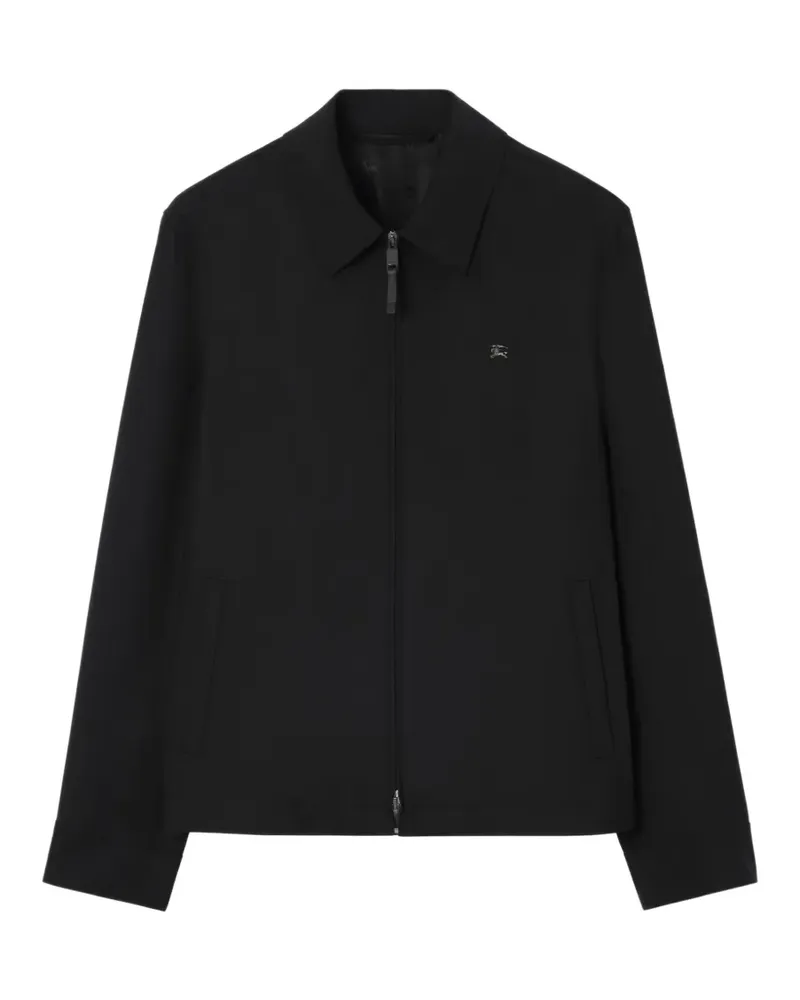 Burberry Bloomsbury Harrington twill zip-up jacket - Schwarz Schwarz