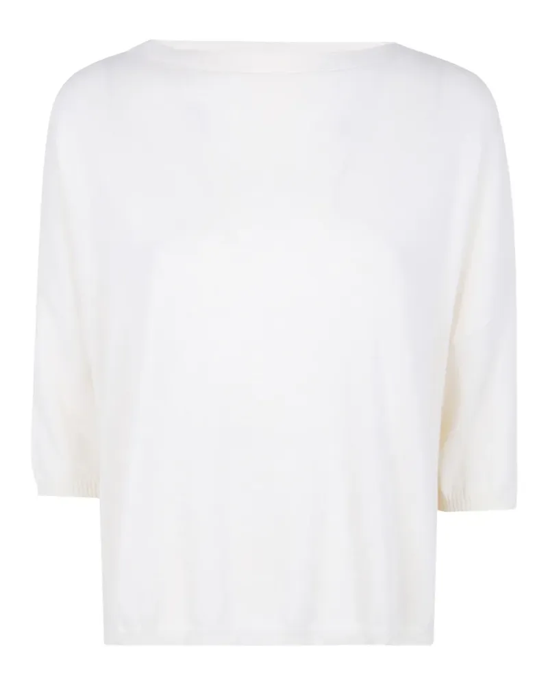 MA'RY'YA boat-neck sweater - Weiß Weiß