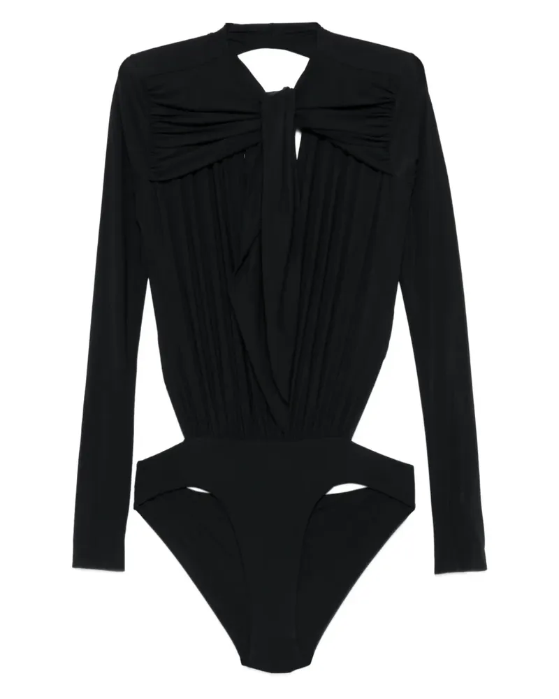 Amazuìn Body mit Cut-Outs - Schwarz Schwarz