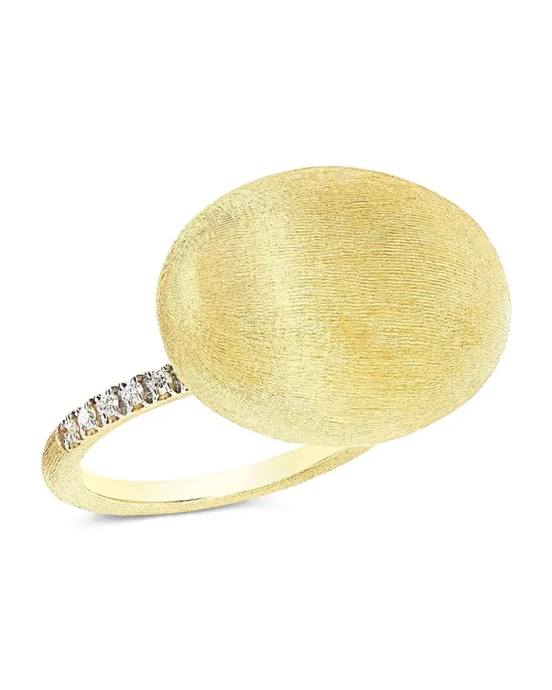 NANIS 18kt Elite Boule Gelbgoldring mit Diamanten Gold