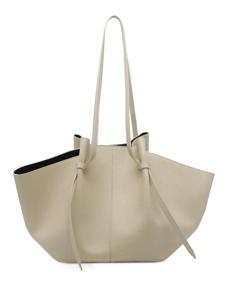 YUZEFI Große Mochi Schultertasche - Nude Nude