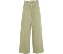 Weite Moena High-Rise-Jeans - Grün