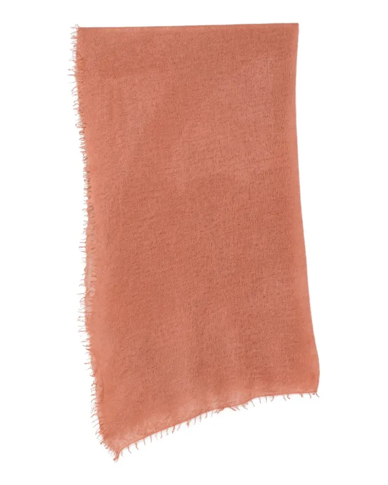 Warm-ME Kleiner Nomad Schal mit Fransen - Orange Orange