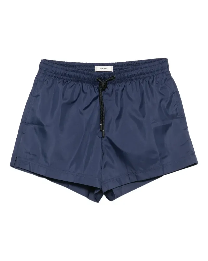 COMMAS Badeshorts mit Kordelzug - Blau Blau
