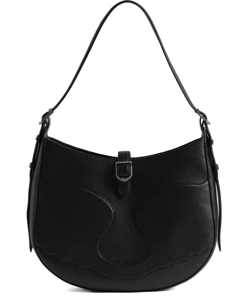Zadig & Voltaire Moonrise Schultertasche mit Schnalle - Schwarz Schwarz