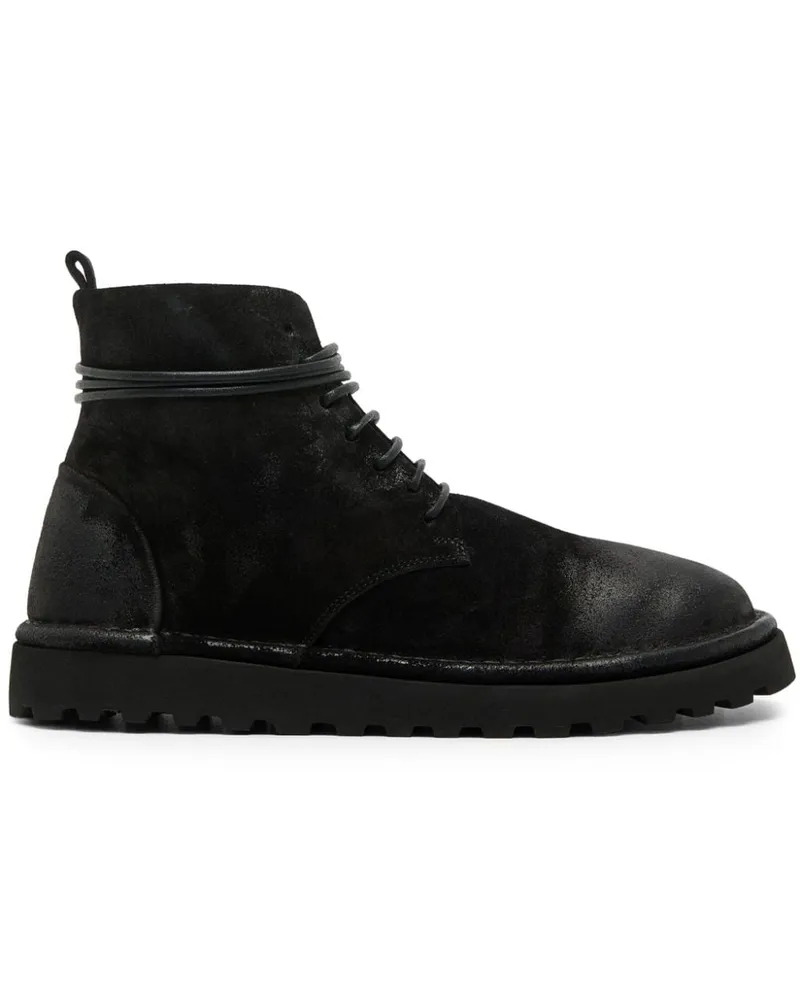 Marsèll Stiefel aus Nubukleder - Schwarz Schwarz