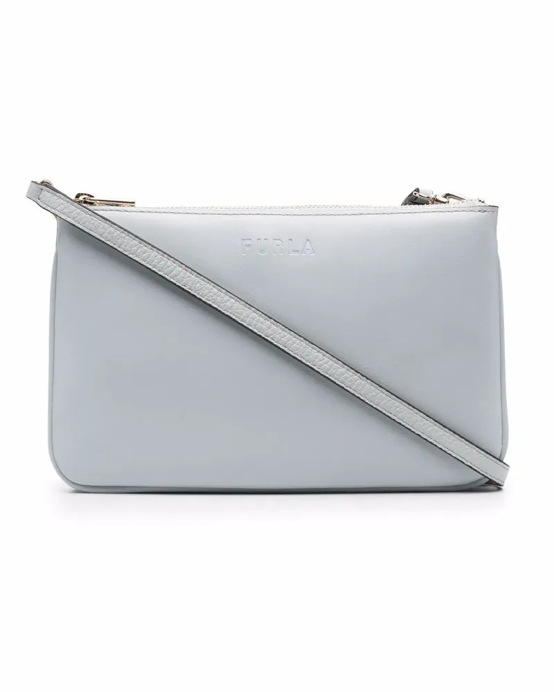 Furla Umhängetasche mit Logo-Prägung - Blau Blau