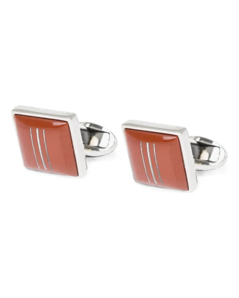 Corneliani square-shape cufflinks - Silber Silber