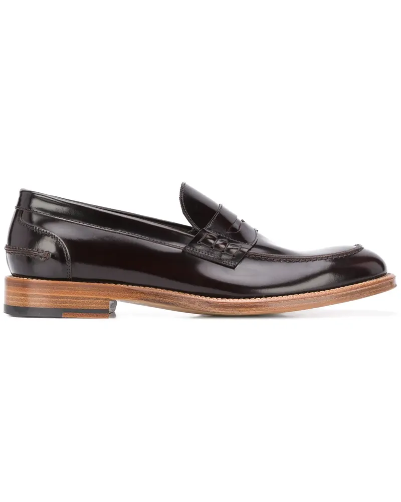 Dell'oglio Klassische Penny-Loafer - Braun Braun