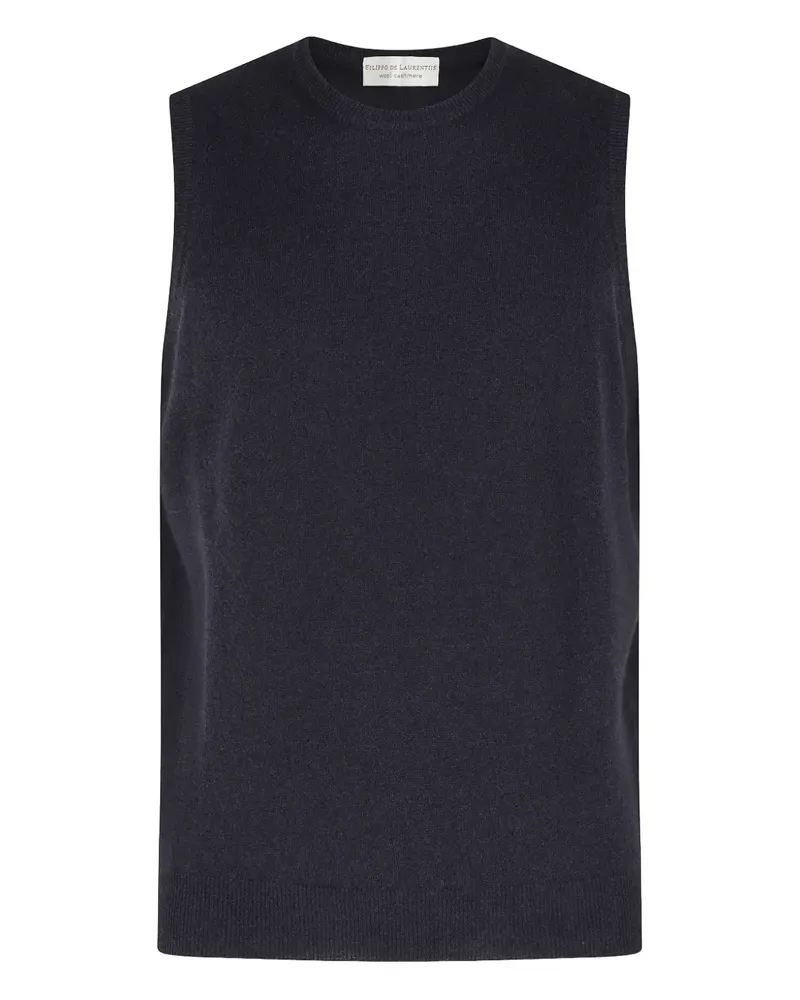 Filippo de Laurentiis crew-neck vest - Blau Blau