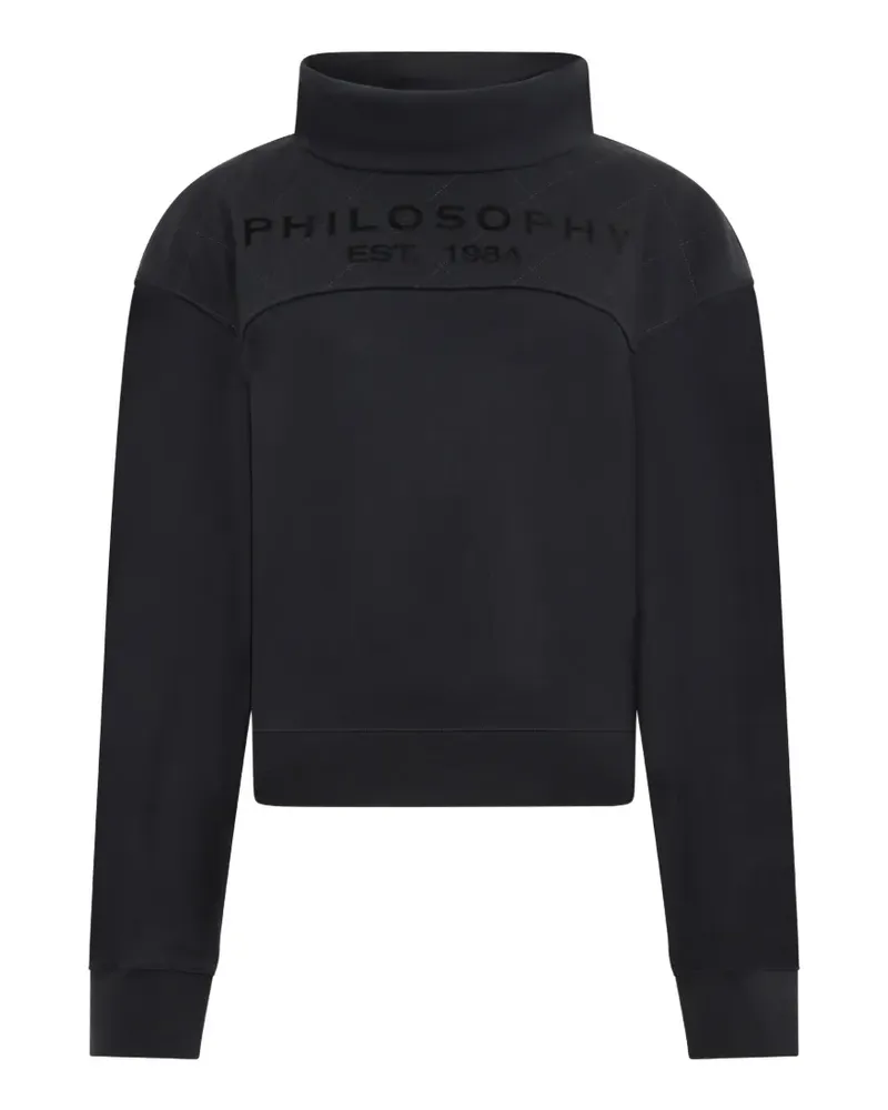 Philosophy Di Lorenzo Serafini Sweatshirt mit Rollkragen - Schwarz Schwarz