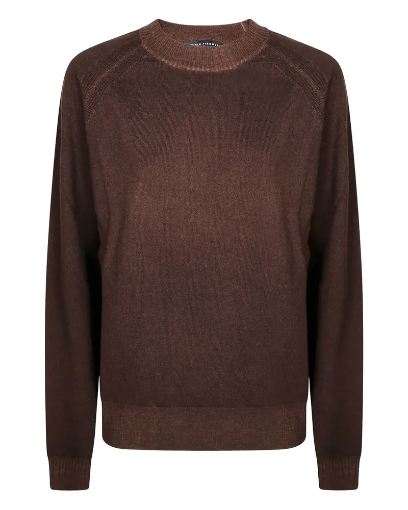 Daniele Fiesoli Pullover mit Rundhalsausschnitt - Braun Braun