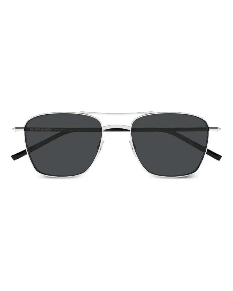 Saint Laurent pilot-frame sunglasses - Silber Silber