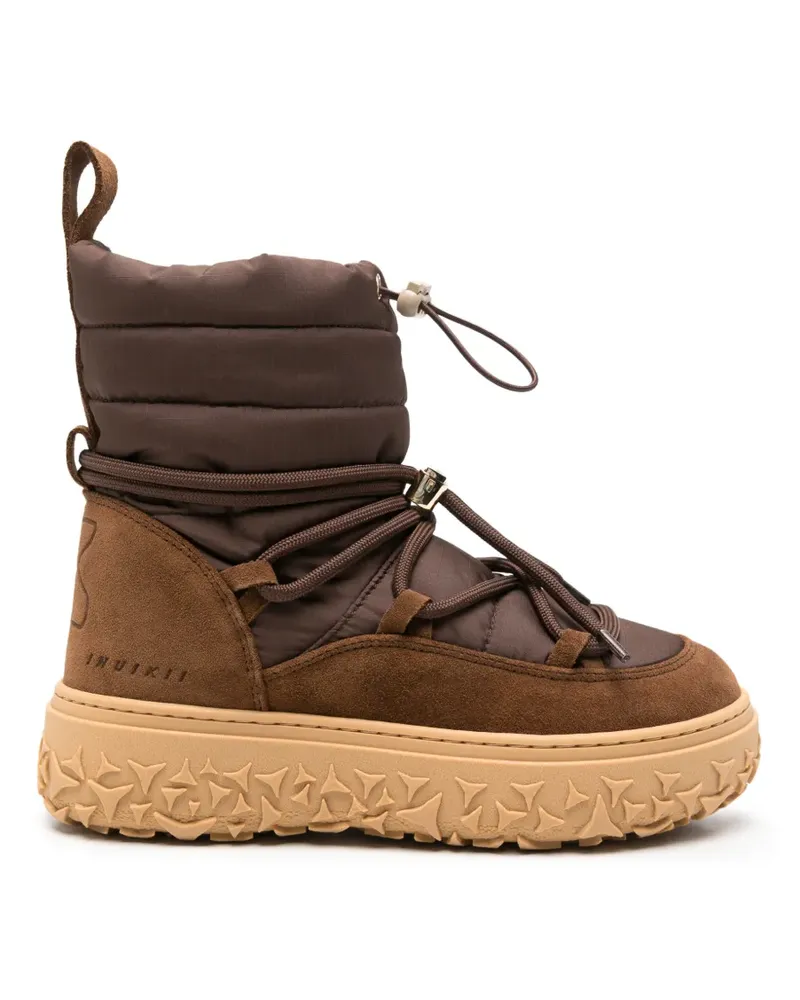 INUIKII Technical suede boots - Braun Braun