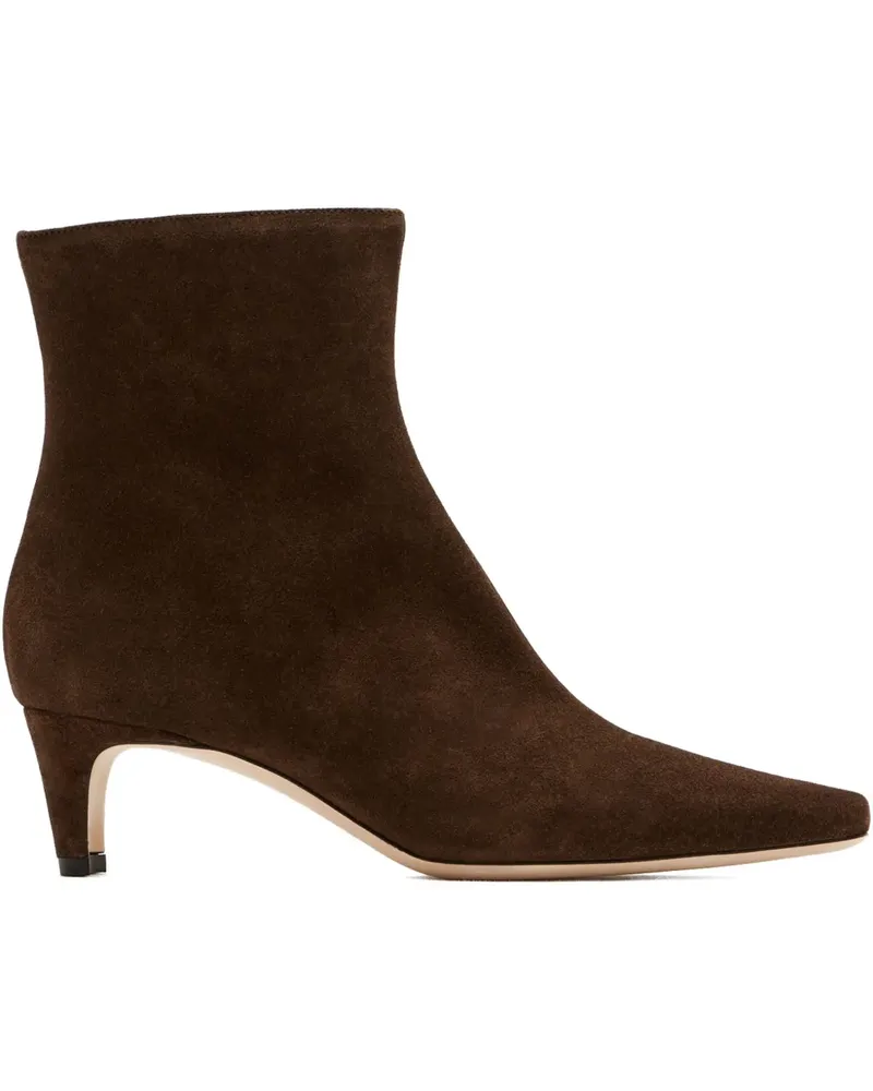 STAUD Wally Stiefeletten mit spitzer Kappe 55mm - Braun Braun