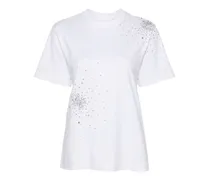 T-Shirt mit Kristallen