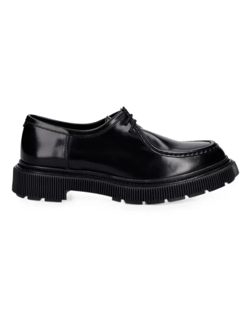 Adieu Paris ridged-sole lace-up derby shoes - Schwarz Schwarz