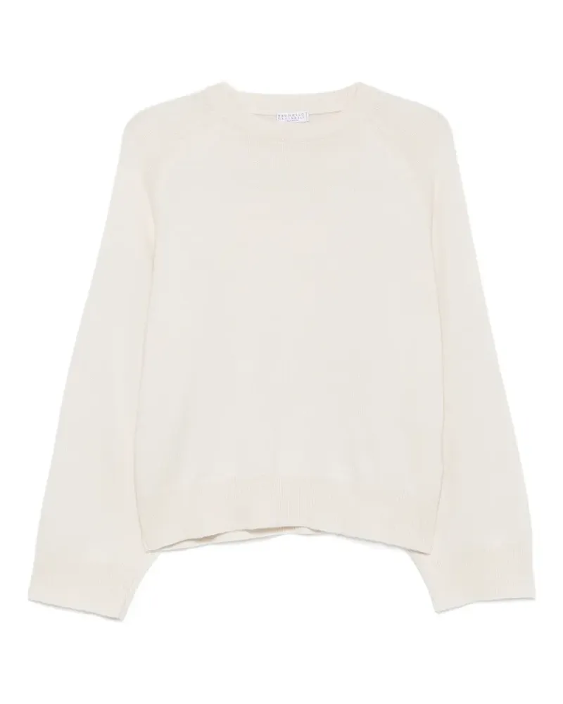 Brunello Cucinelli Pullover mit Raglanärmeln - Nude Nude