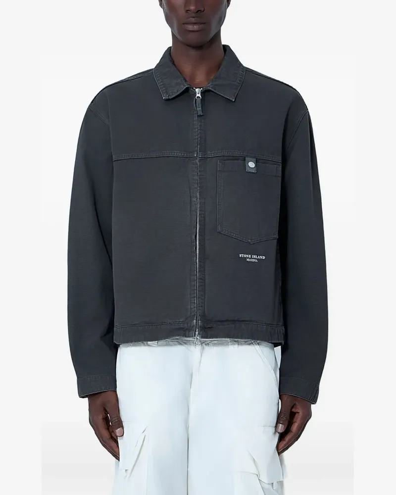 Stone Island Marina zip-front jacket - Grau Grau