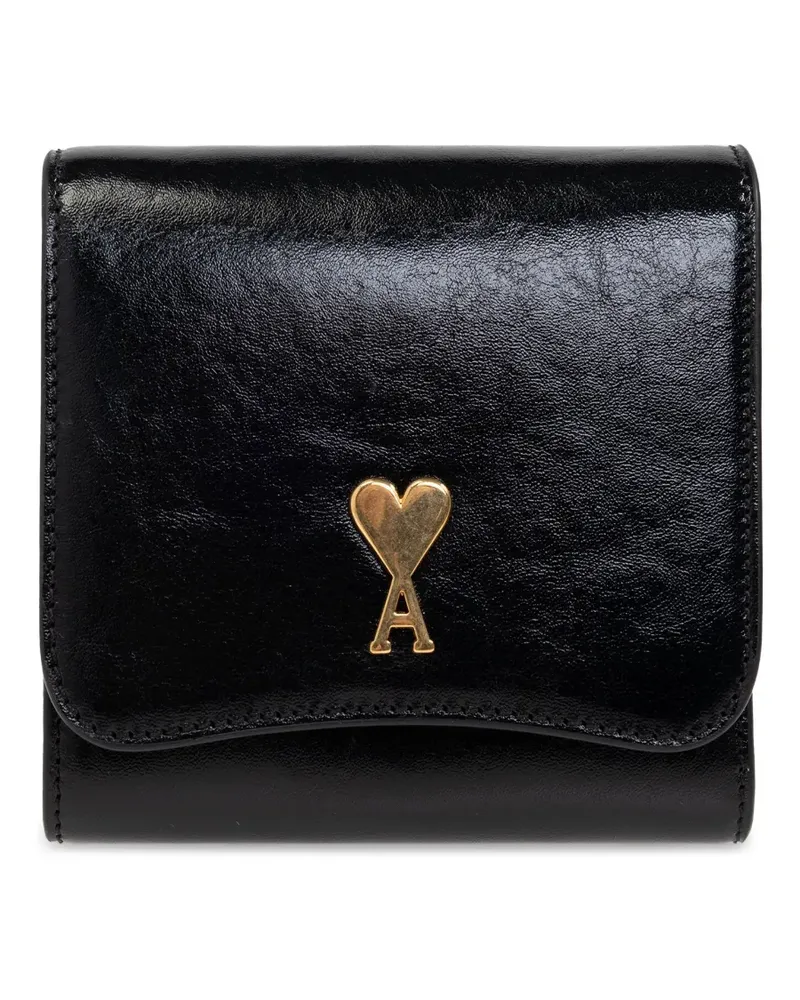 AMI Paris Ami de Coeur Portemonnaie - Schwarz Schwarz