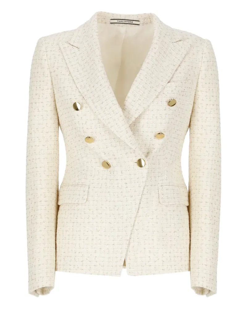 Tagliatore double-breasted button jacket - Nude Nude