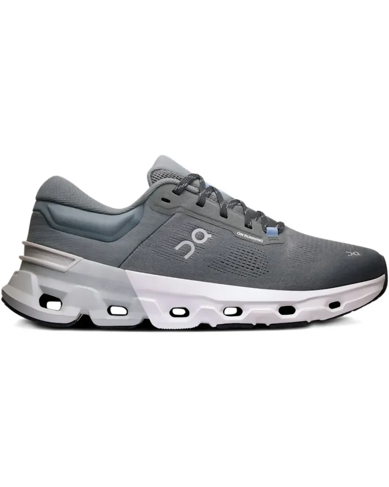 ON Cloudflyer 5 "Stone/Glacier" Sneakers - Grau Grau