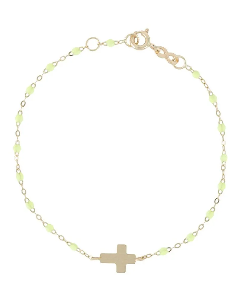 Gigi Clozeau 18kt Cross Charm Classic Gigi Rotgoldarmband Metallic