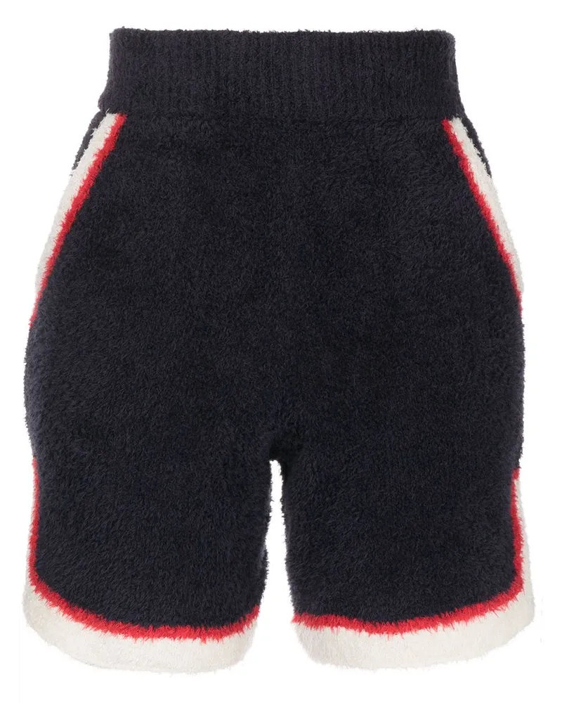 Undercover Frottee-Shorts mit Streifen - Blau Blau