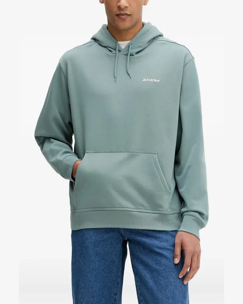 Dickies Loretto logo-embroidered drawstring hoodie - Blau Blau