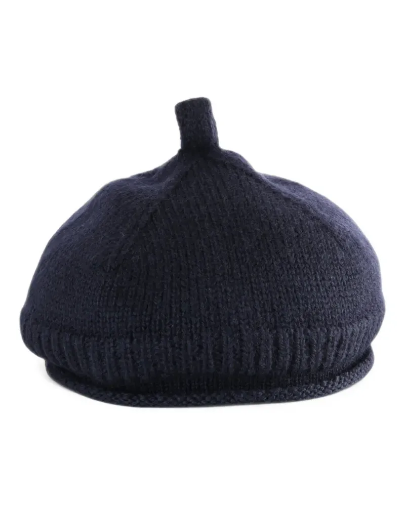 Margaret Howell MHL. ribbed-trim wool beanie hat - Blau Blau