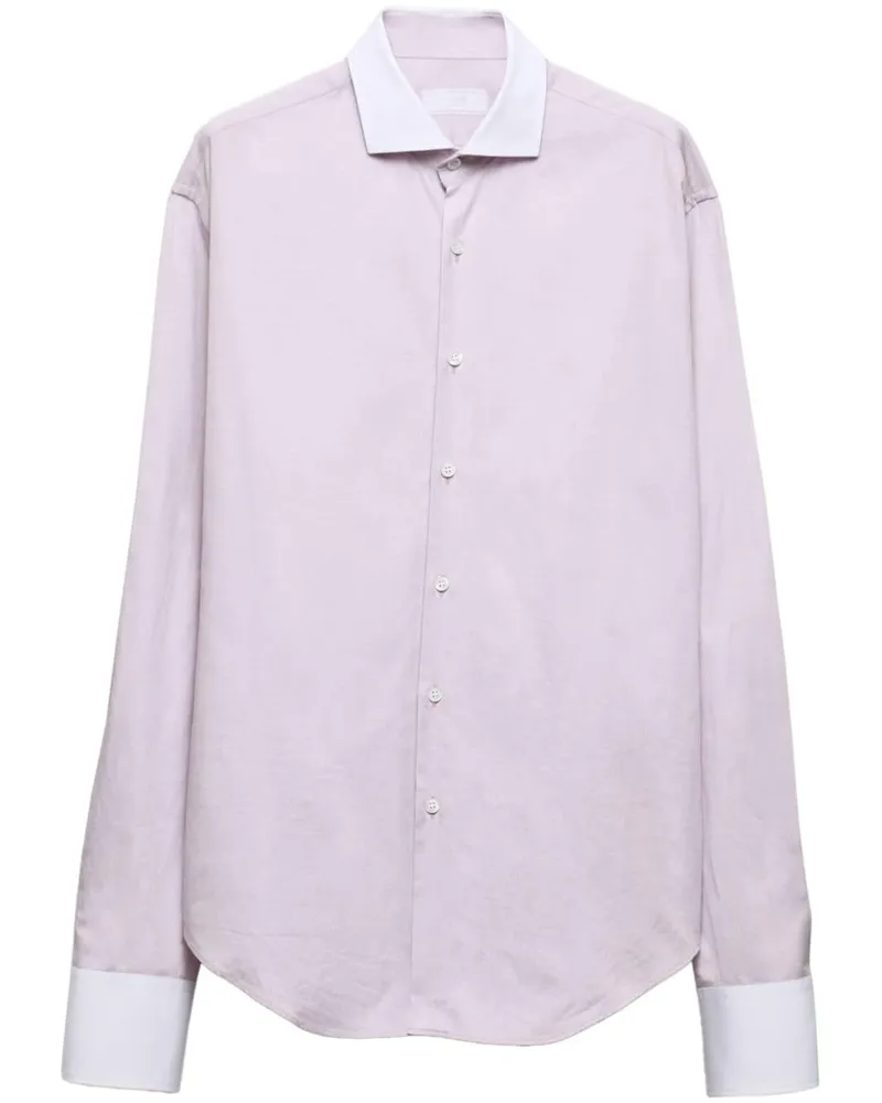 Prada Klassisches Hemd - Violett Violett