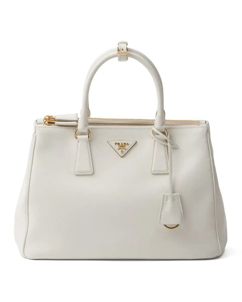 Prada Große Galleria Handtasche - Weiß Weiß