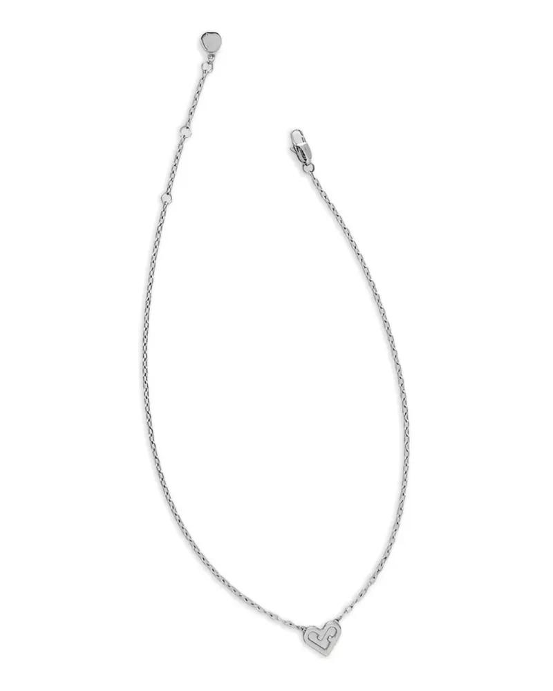 Furla heart-pendant necklace - Silber Silber