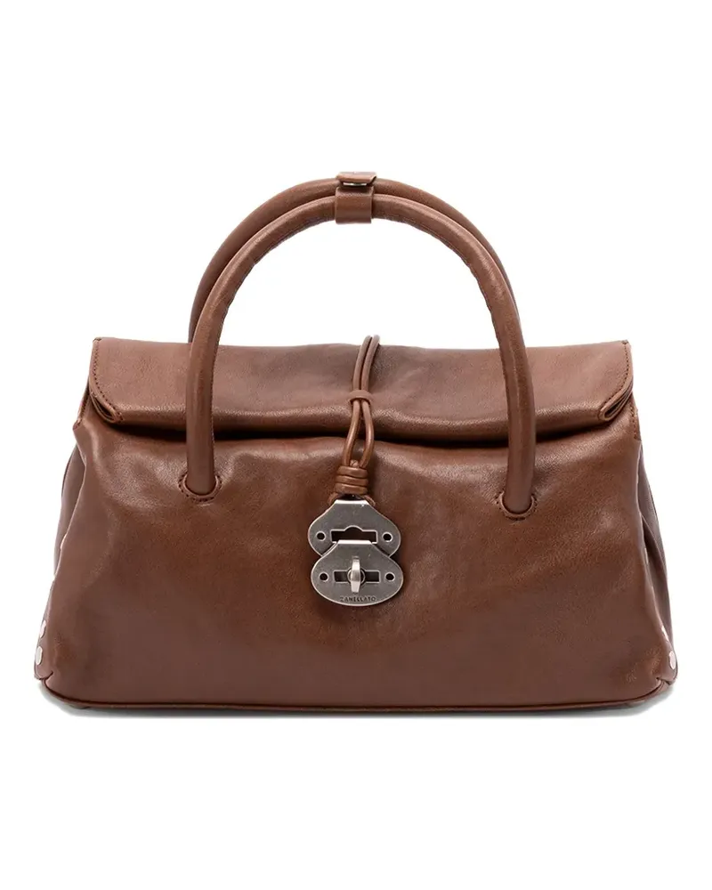 Zanellato Kleine Dotta Schultertasche - Braun Braun
