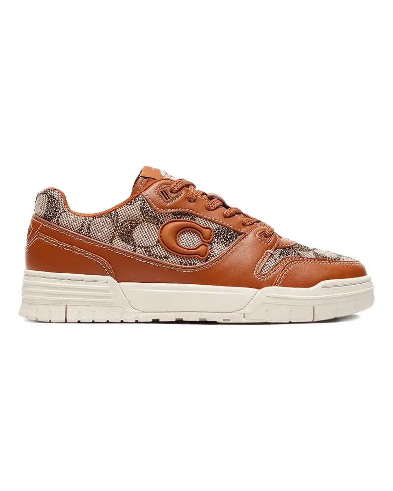Coach Soho Sneakers mit Logo-Applikation - Braun Braun