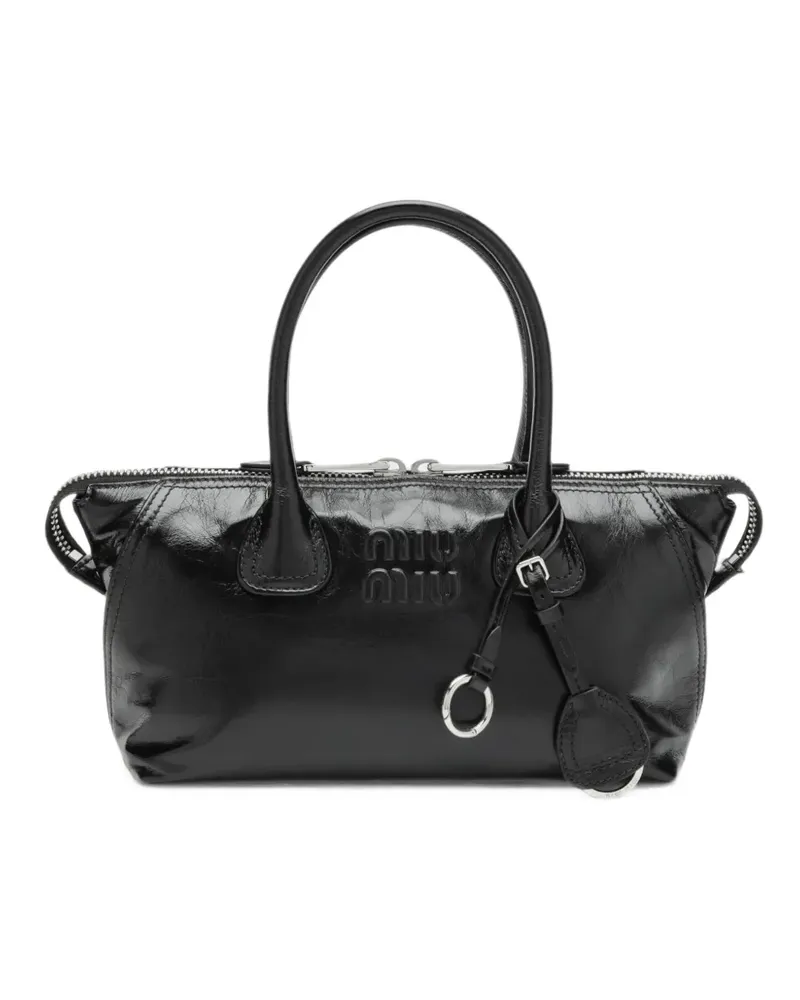 Miu Miu logo-embossed tote bag - Schwarz Schwarz