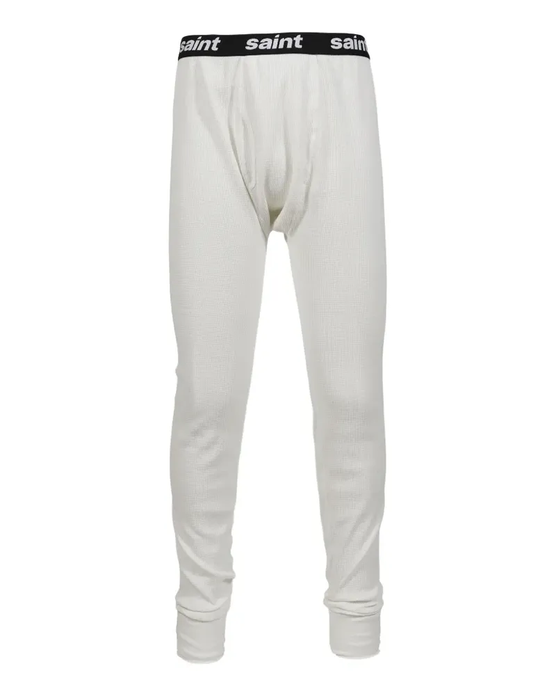 SAINT MXXXXXX Gerippte Loungewear mit Logo-Bund - Weiß Weiß