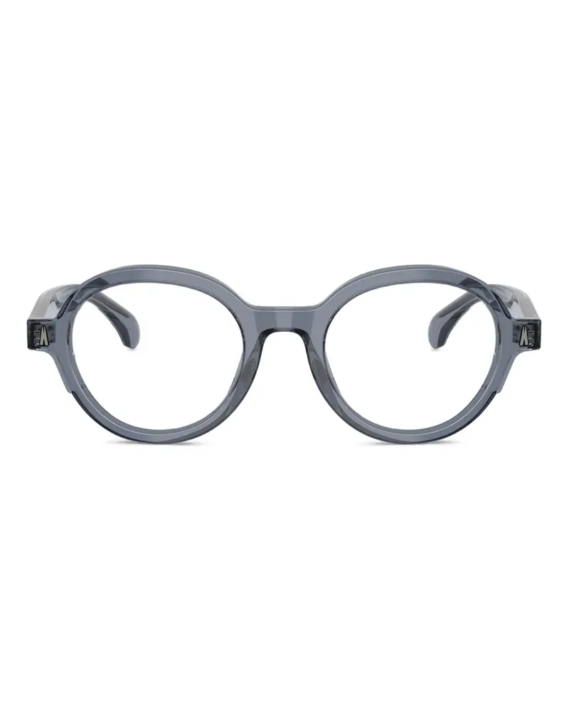 Moncler Brille mit rundem Gestell - Blau Blau